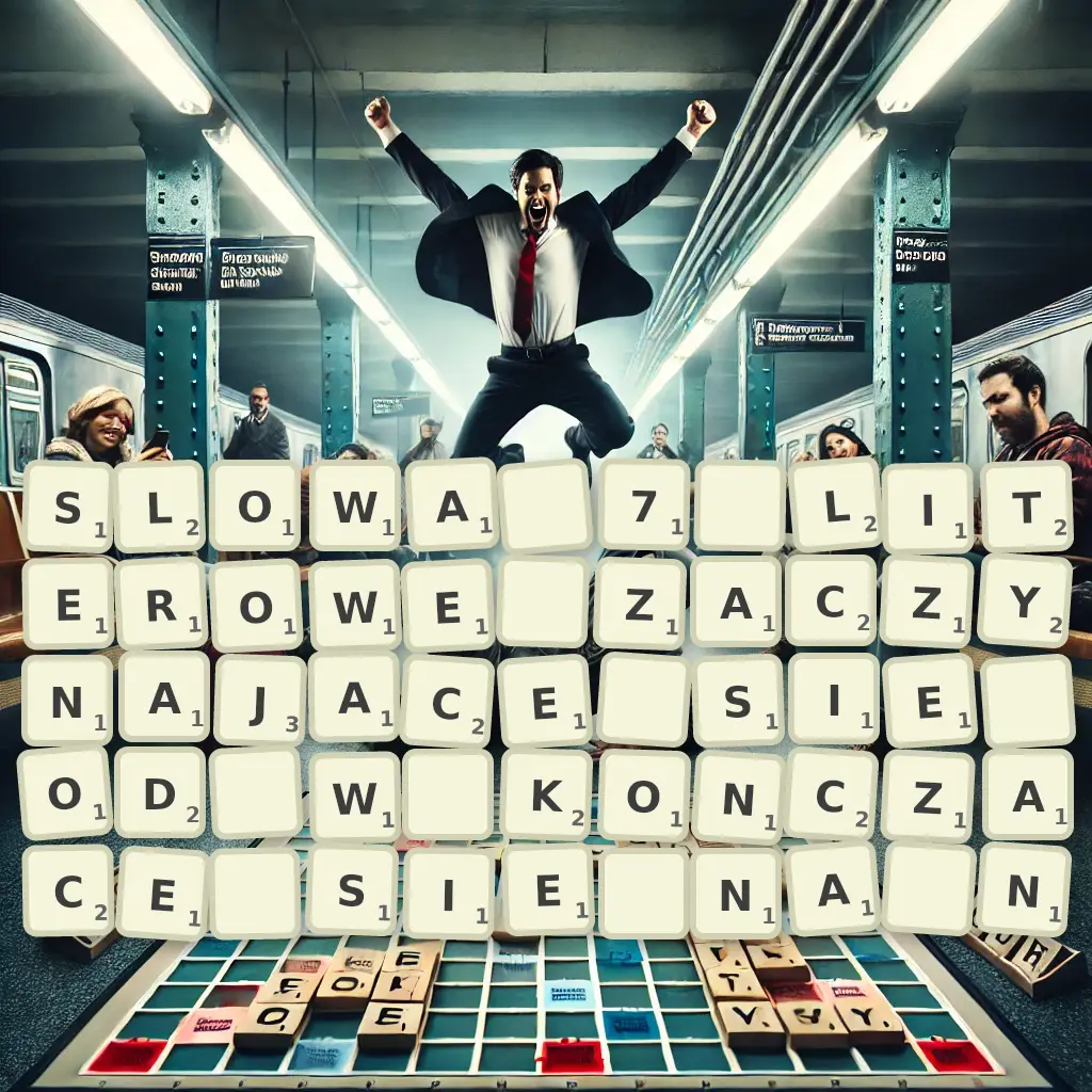 Słowa 7-literowe, zaczynające się od W, kończące się na Ń