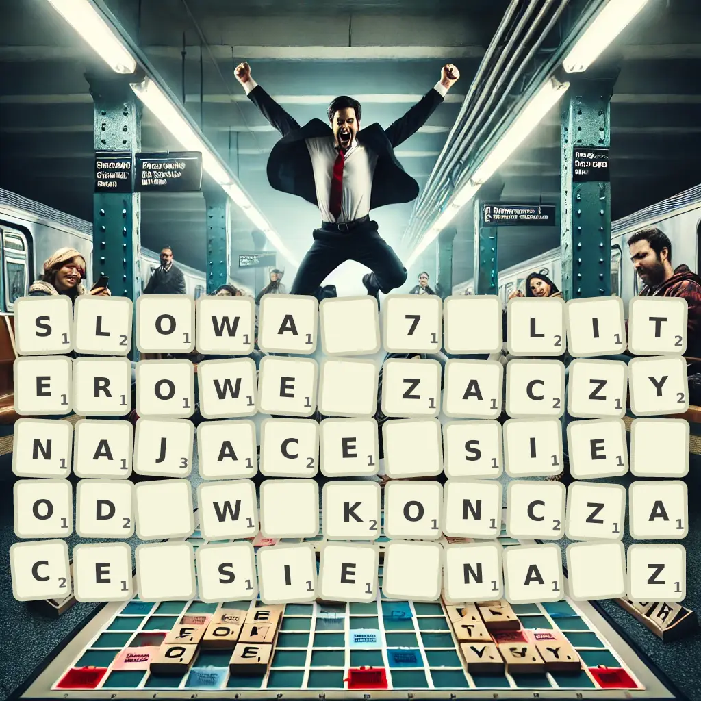 Słowa 7-literowe, zaczynające się od W, kończące się na Z