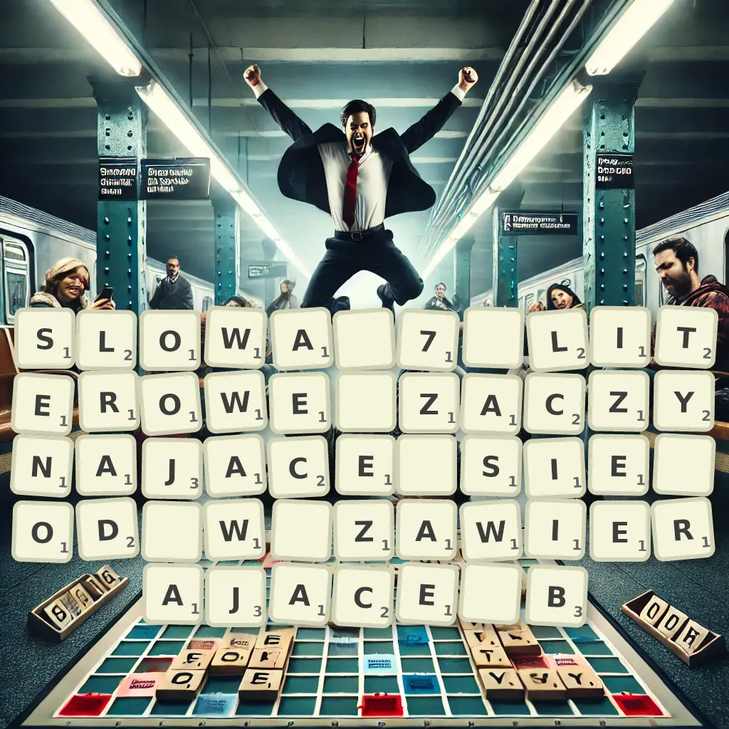 Słowa 7-literowe, zaczynające się od W, zawierające B