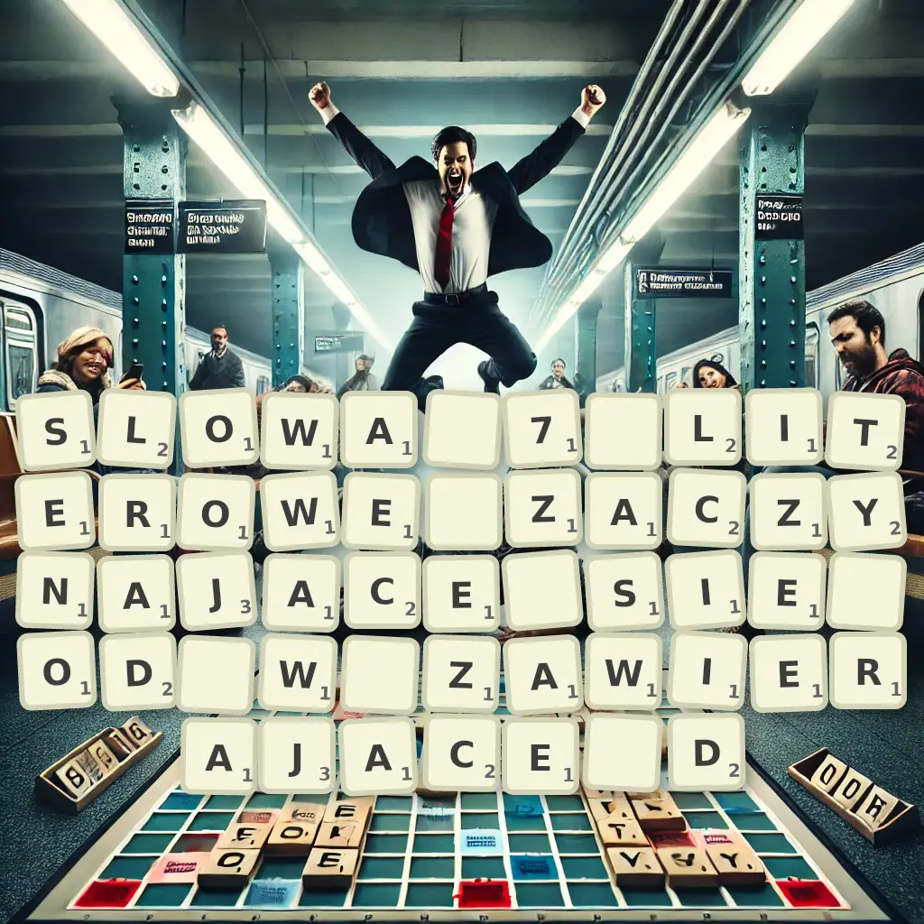 Słowa 7-literowe, zaczynające się od W, zawierające D