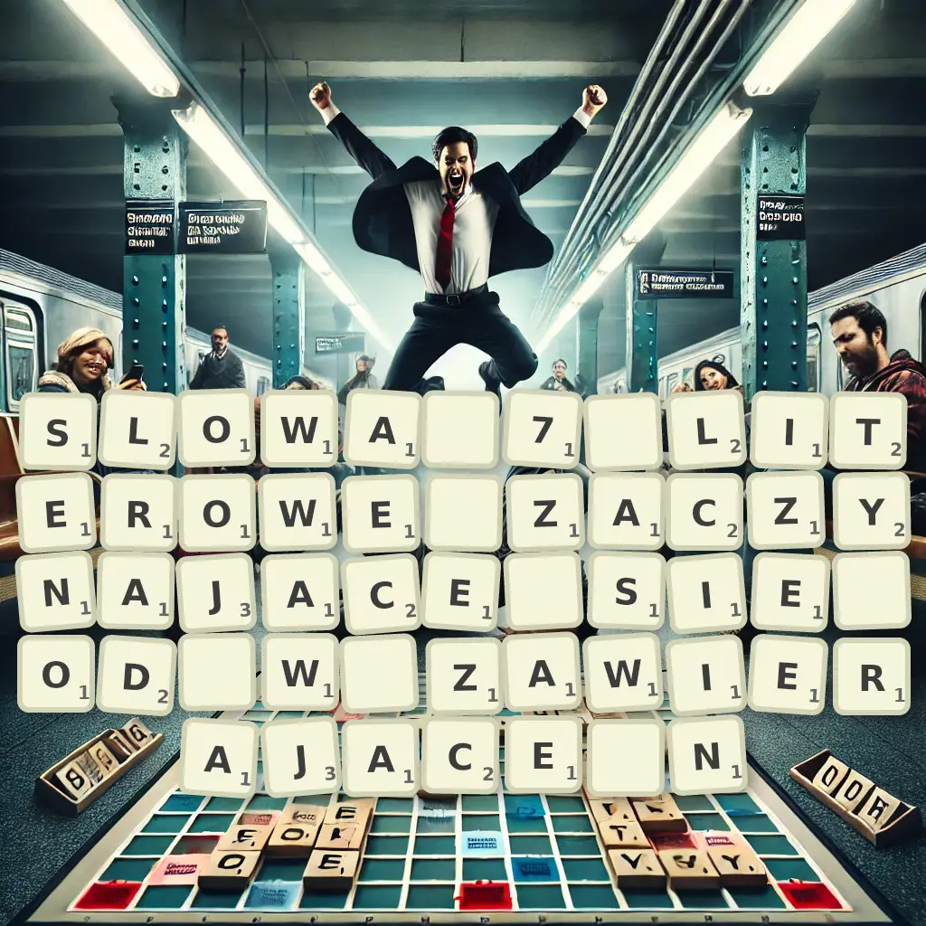 Słowa 7-literowe, zaczynające się od W, zawierające N