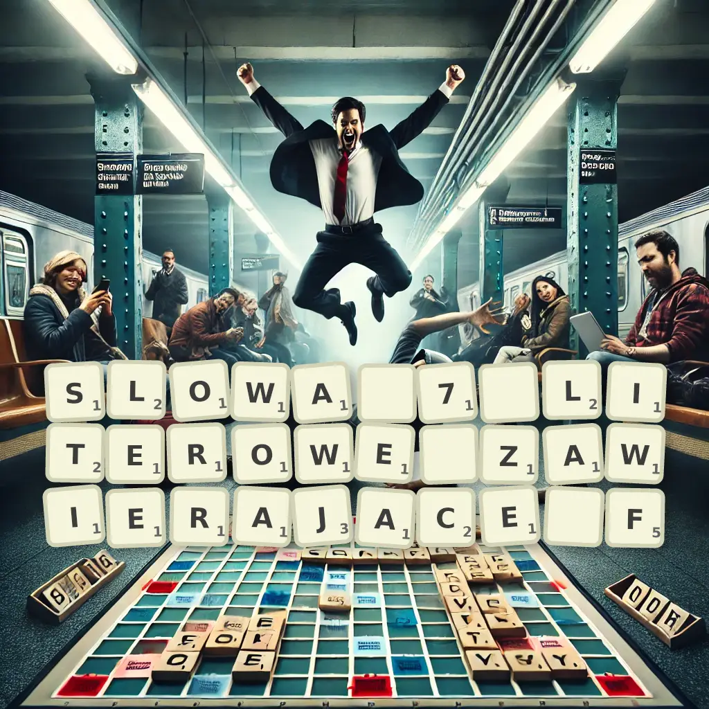 Słowa 7-literowe, zawierające F