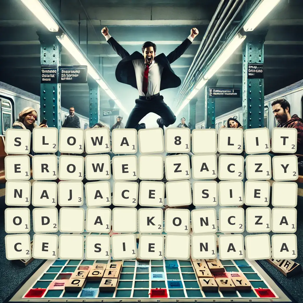 Słowa 8-literowe, zaczynające się od A, kończące się na Ą