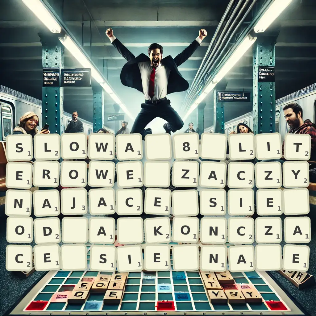 Słowa 8-literowe, zaczynające się od A, kończące się na Ę