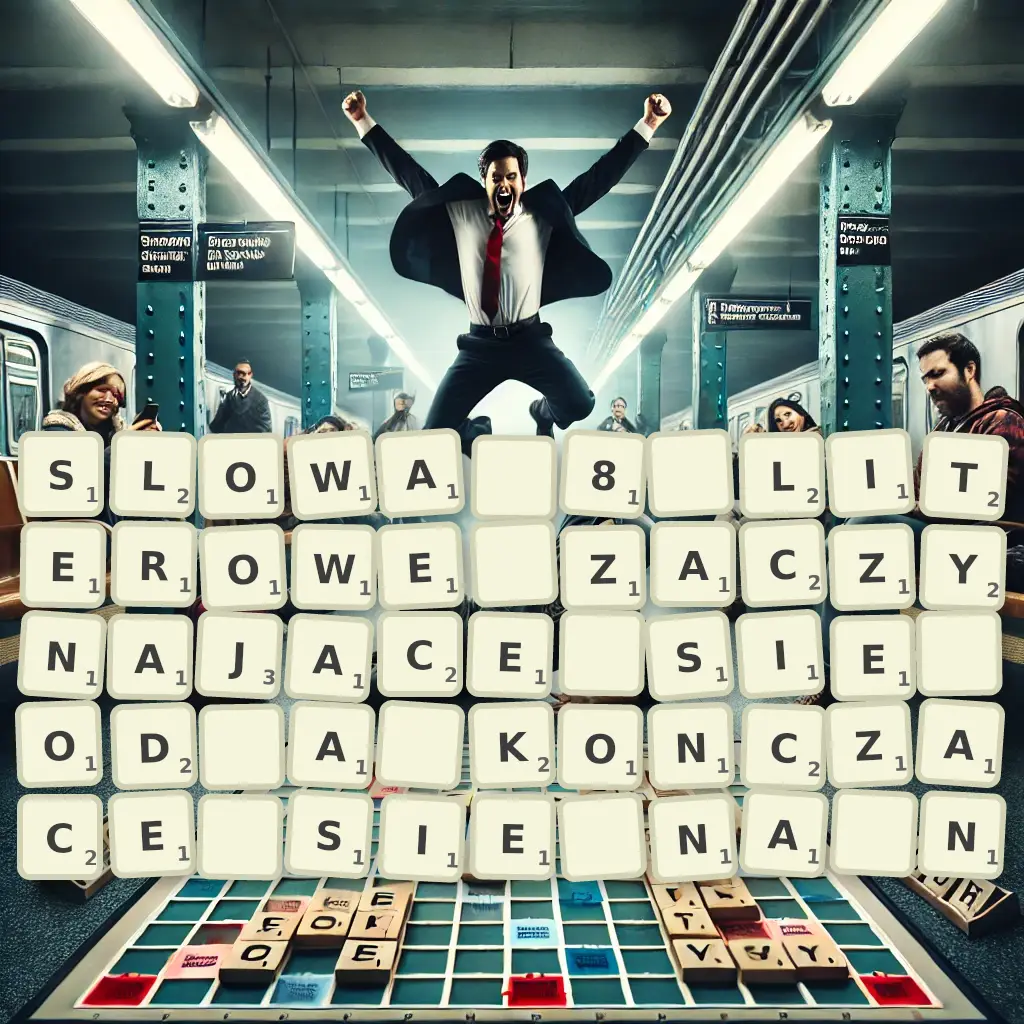Słowa 8-literowe, zaczynające się od A, kończące się na N