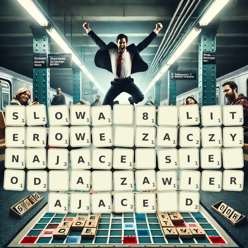 Słowa 8-literowe, zaczynające się od A, zawierające D