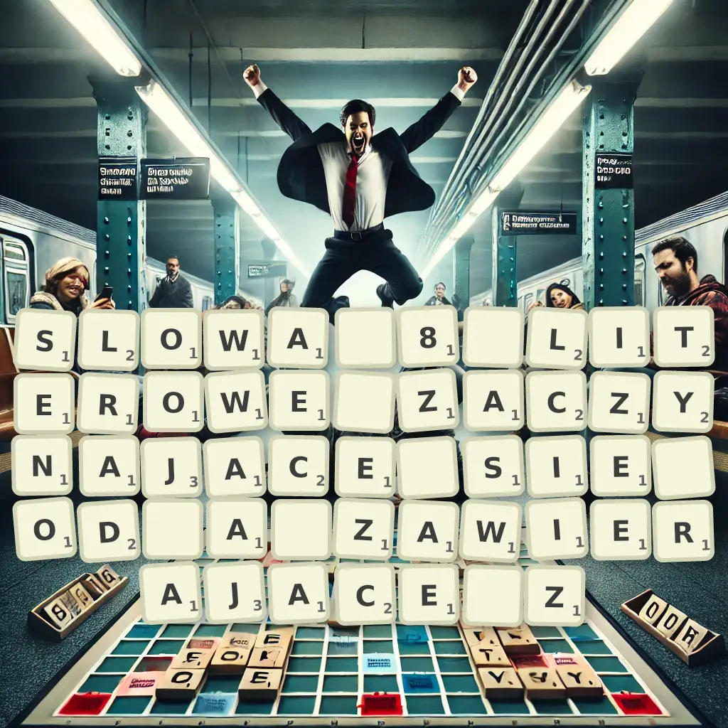 Słowa 8-literowe, zaczynające się od A, zawierające Ż