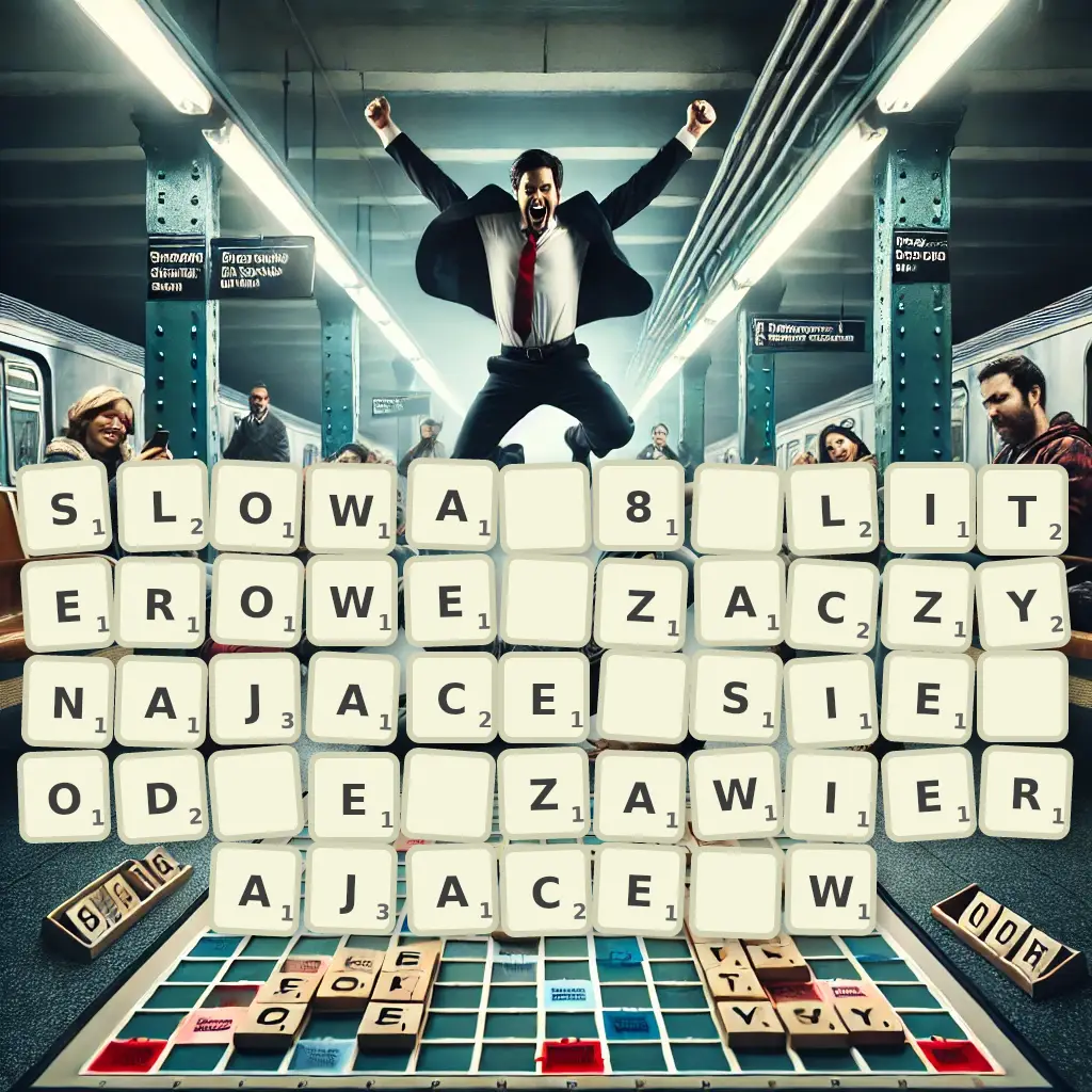 Słowa 8-literowe, zaczynające się od E, zawierające W