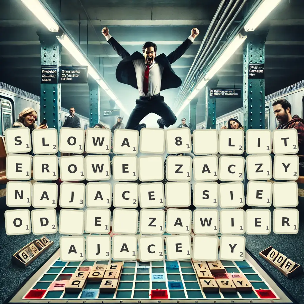 Słowa 8-literowe, zaczynające się od E, zawierające Y