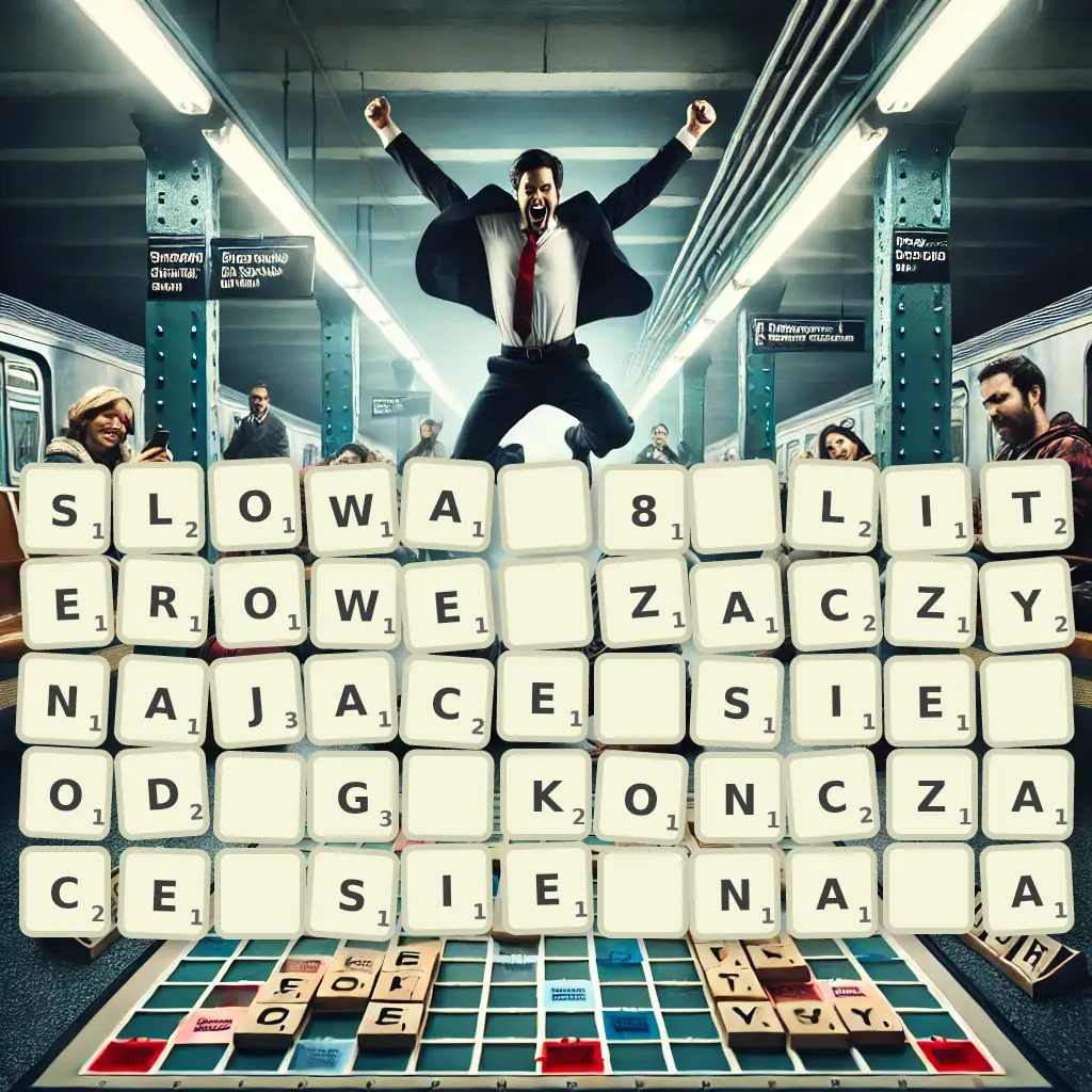 Słowa 8-literowe, zaczynające się od G, kończące się na Ą