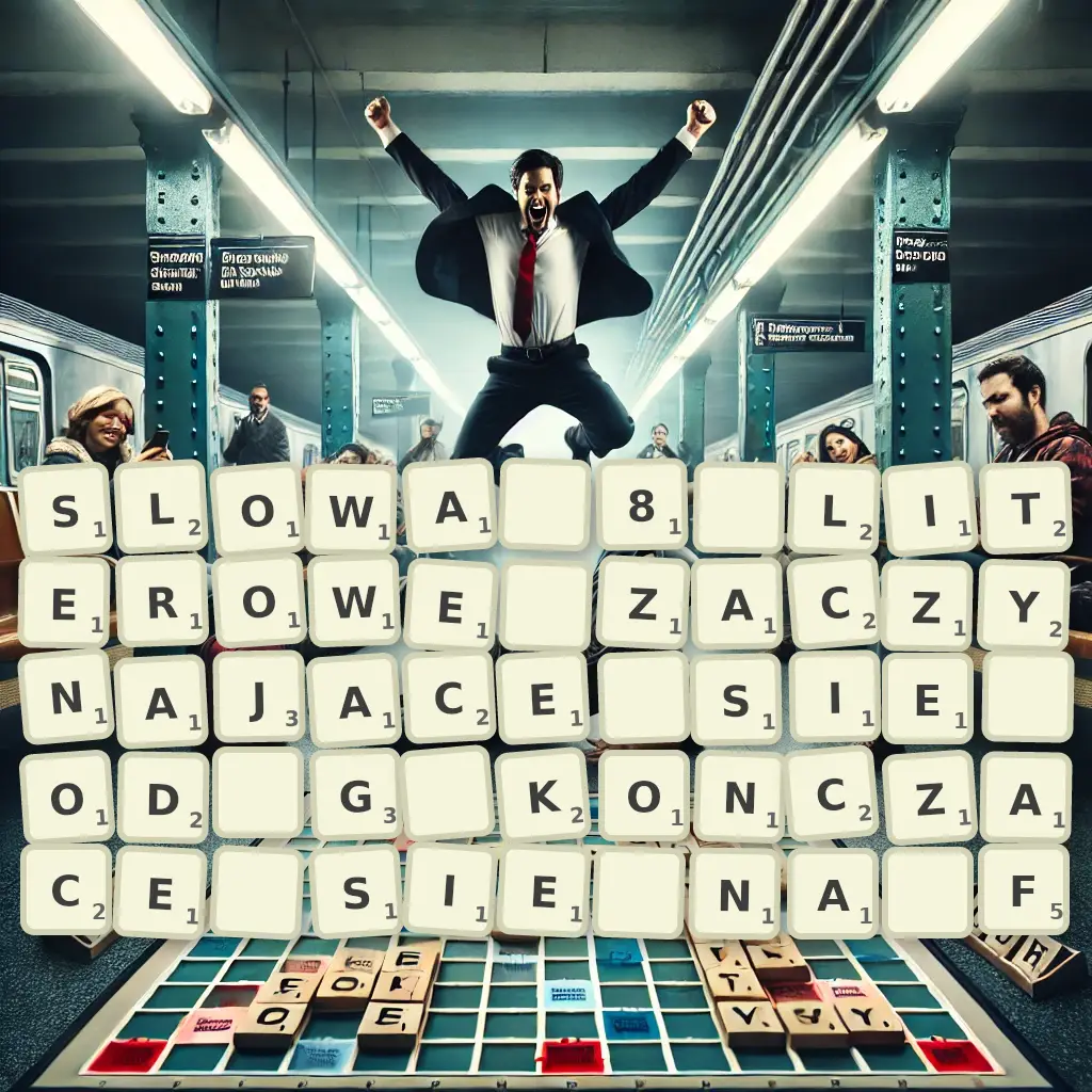 Słowa 8-literowe, zaczynające się od G, kończące się na F