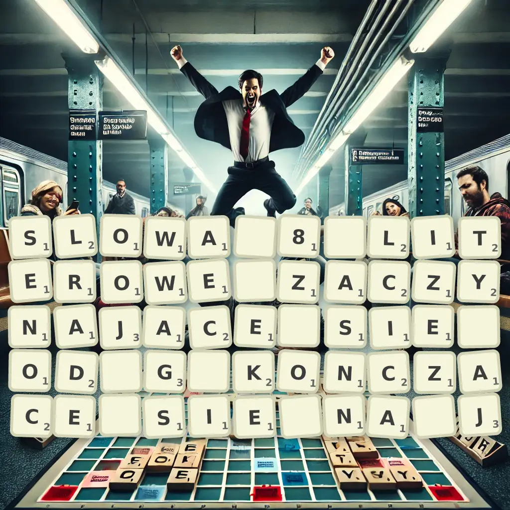 Słowa 8-literowe, zaczynające się od G, kończące się na J