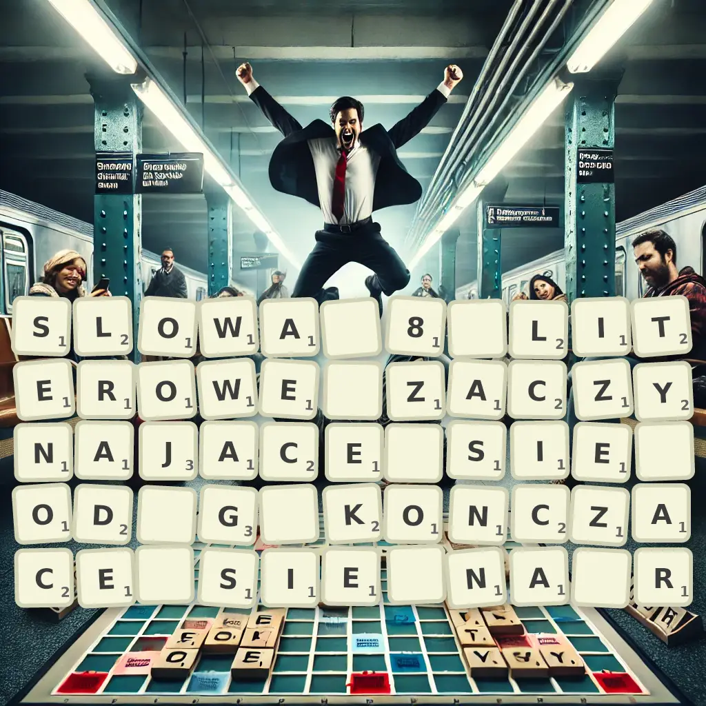 Słowa 8-literowe, zaczynające się od G, kończące się na R