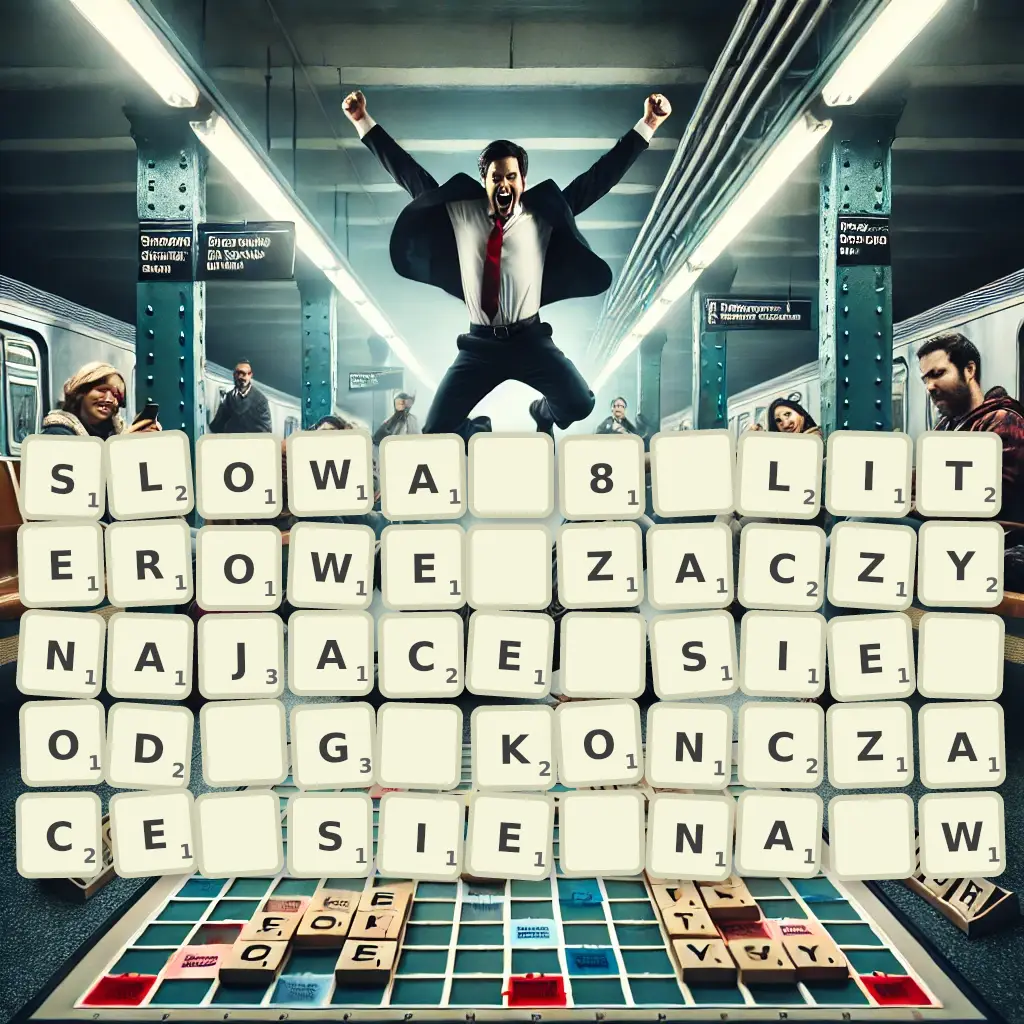 Słowa 8-literowe, zaczynające się od G, kończące się na W