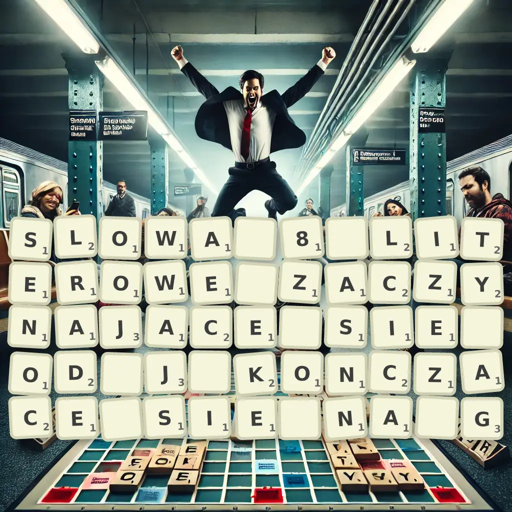 Słowa 8-literowe, zaczynające się od J, kończące się na G