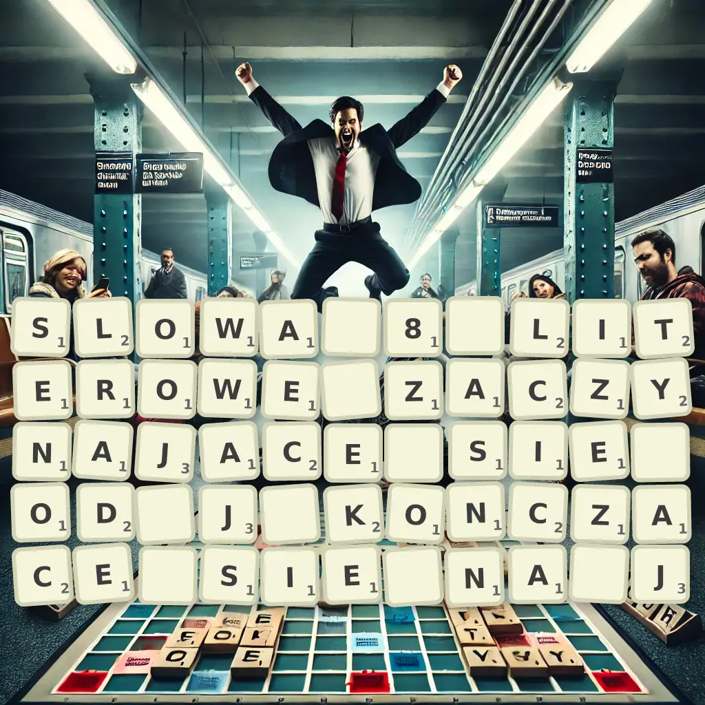 Słowa 8-literowe, zaczynające się od J, kończące się na J