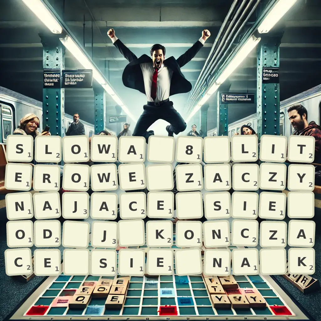 Słowa 8-literowe, zaczynające się od J, kończące się na K