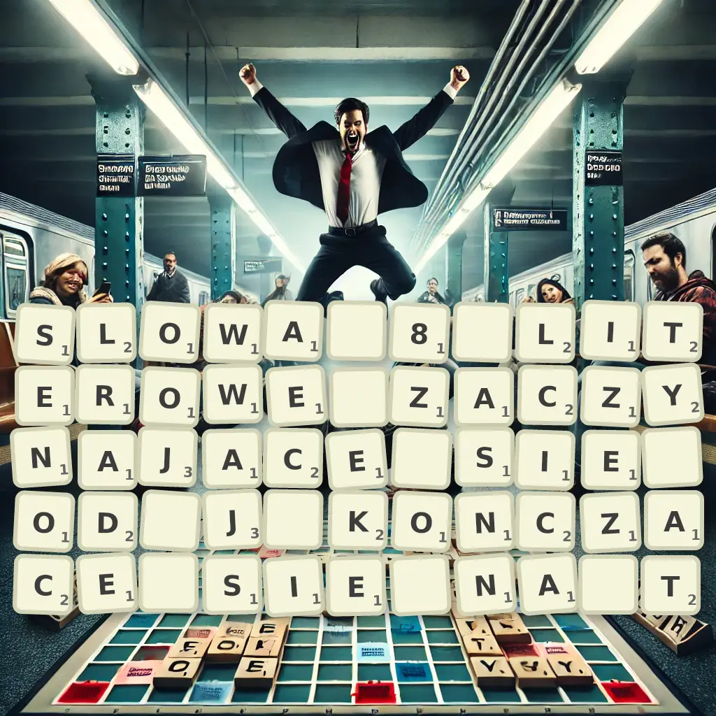 Słowa 8-literowe, zaczynające się od J, kończące się na T