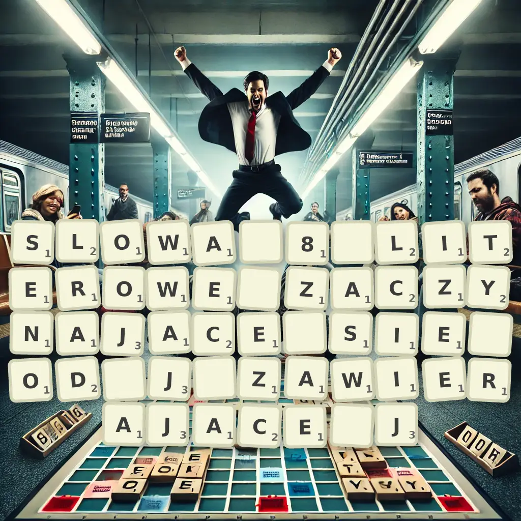 Słowa 8-literowe, zaczynające się od J, zawierające J