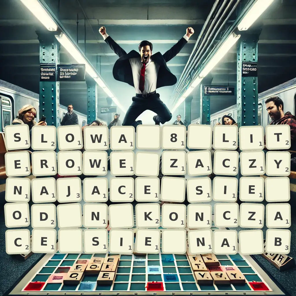 Słowa 8-literowe, zaczynające się od N, kończące się na B