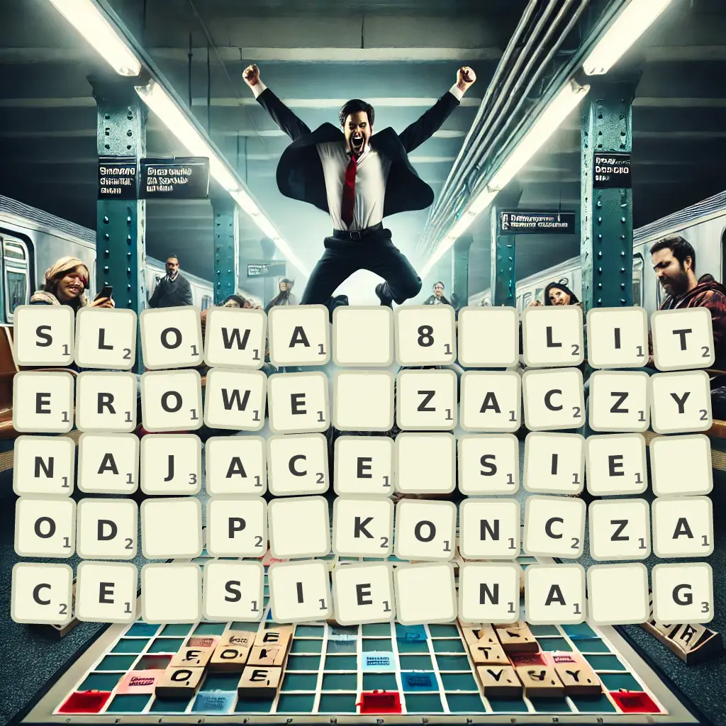 Słowa 8-literowe, zaczynające się od P, kończące się na G