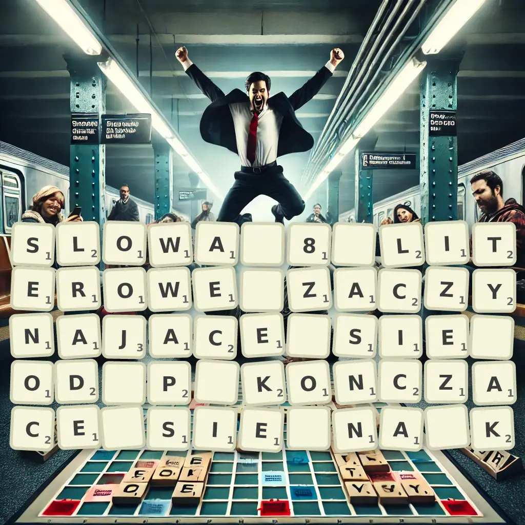 Słowa 8-literowe, zaczynające się od P, kończące się na K