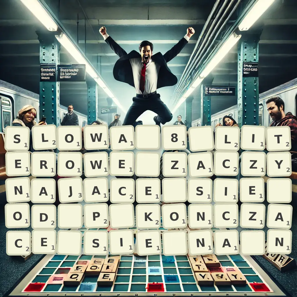 Słowa 8-literowe, zaczynające się od P, kończące się na Ń