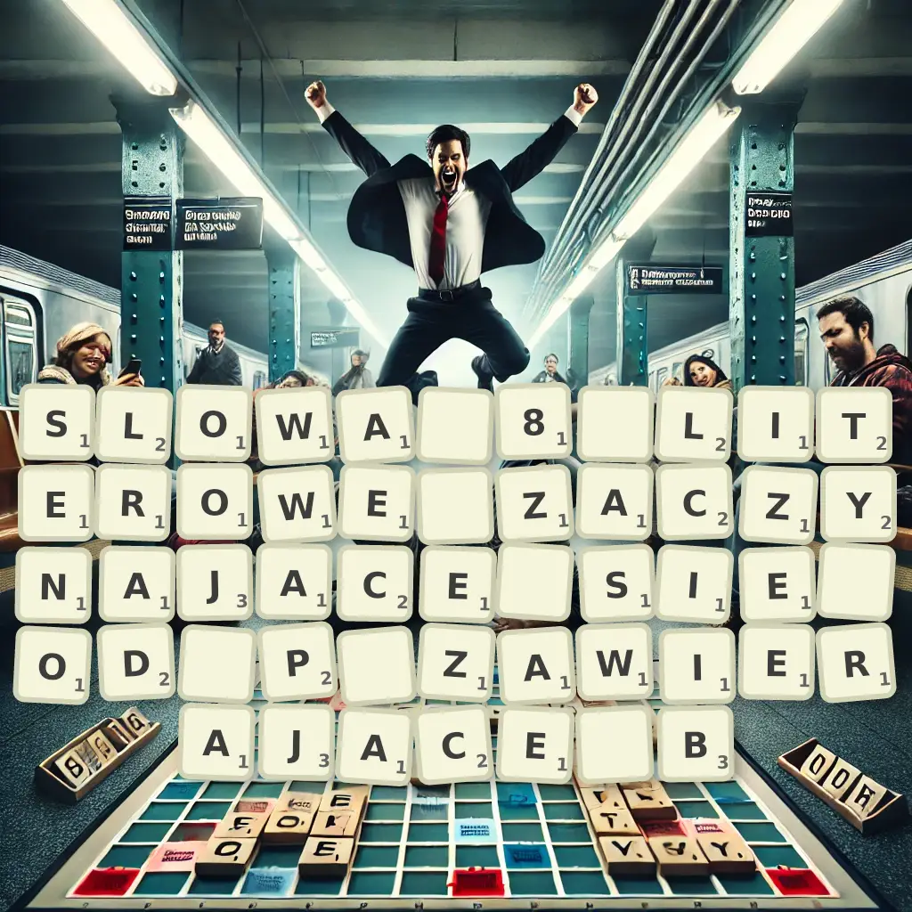 Słowa 8-literowe, zaczynające się od P, zawierające B