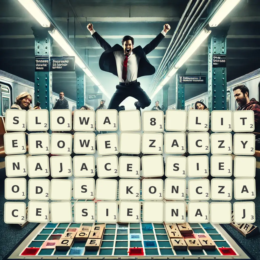Słowa 8-literowe, zaczynające się od S, kończące się na J