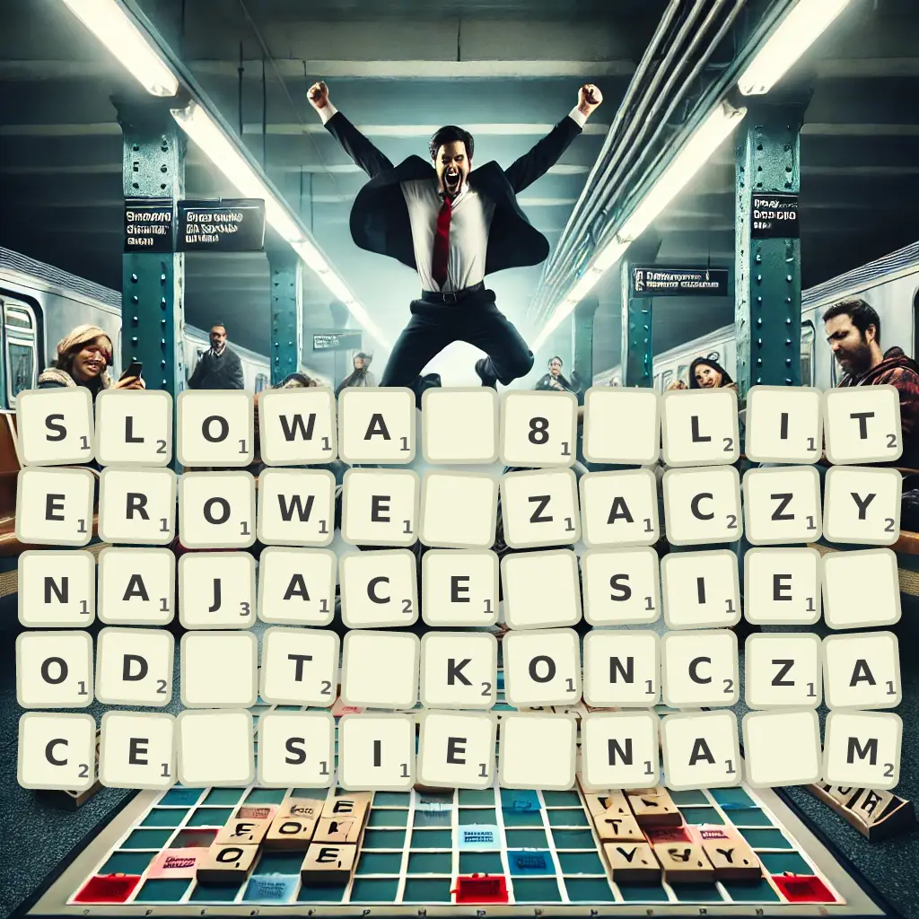 Słowa 8-literowe, zaczynające się od T, kończące się na M