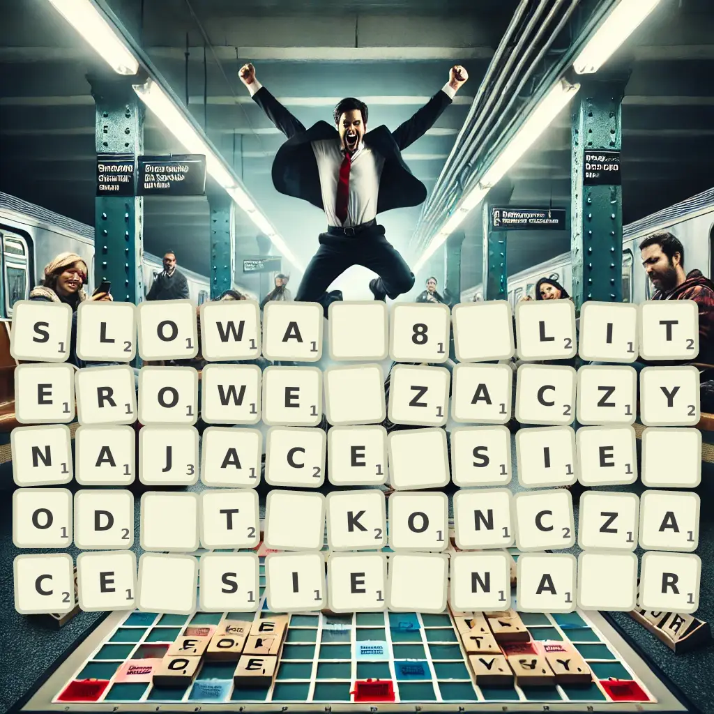Słowa 8-literowe, zaczynające się od T, kończące się na R