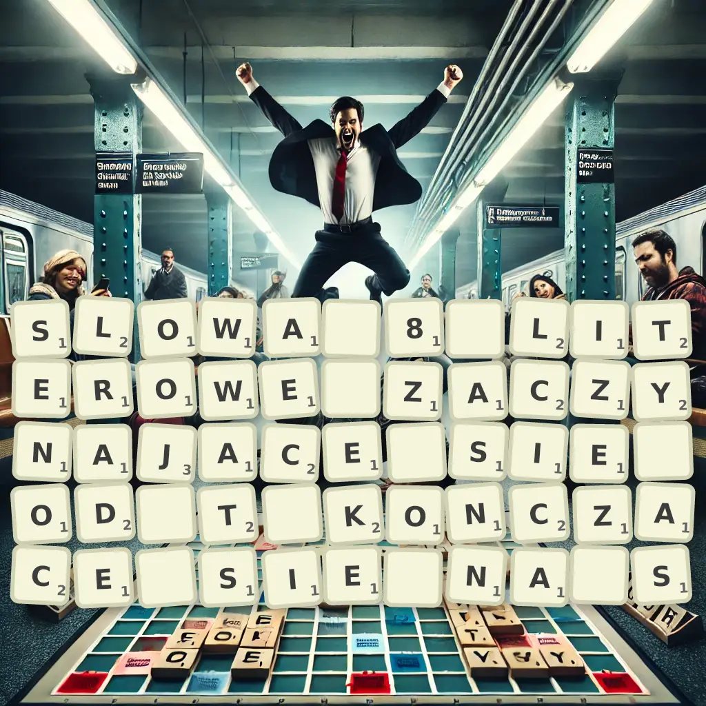 Słowa 8-literowe, zaczynające się od T, kończące się na S