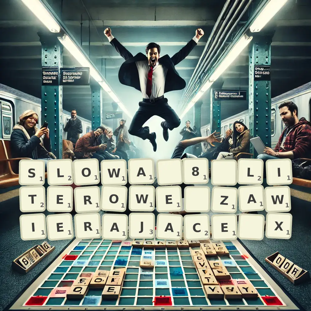 Słowa 8-literowe, zawierające X