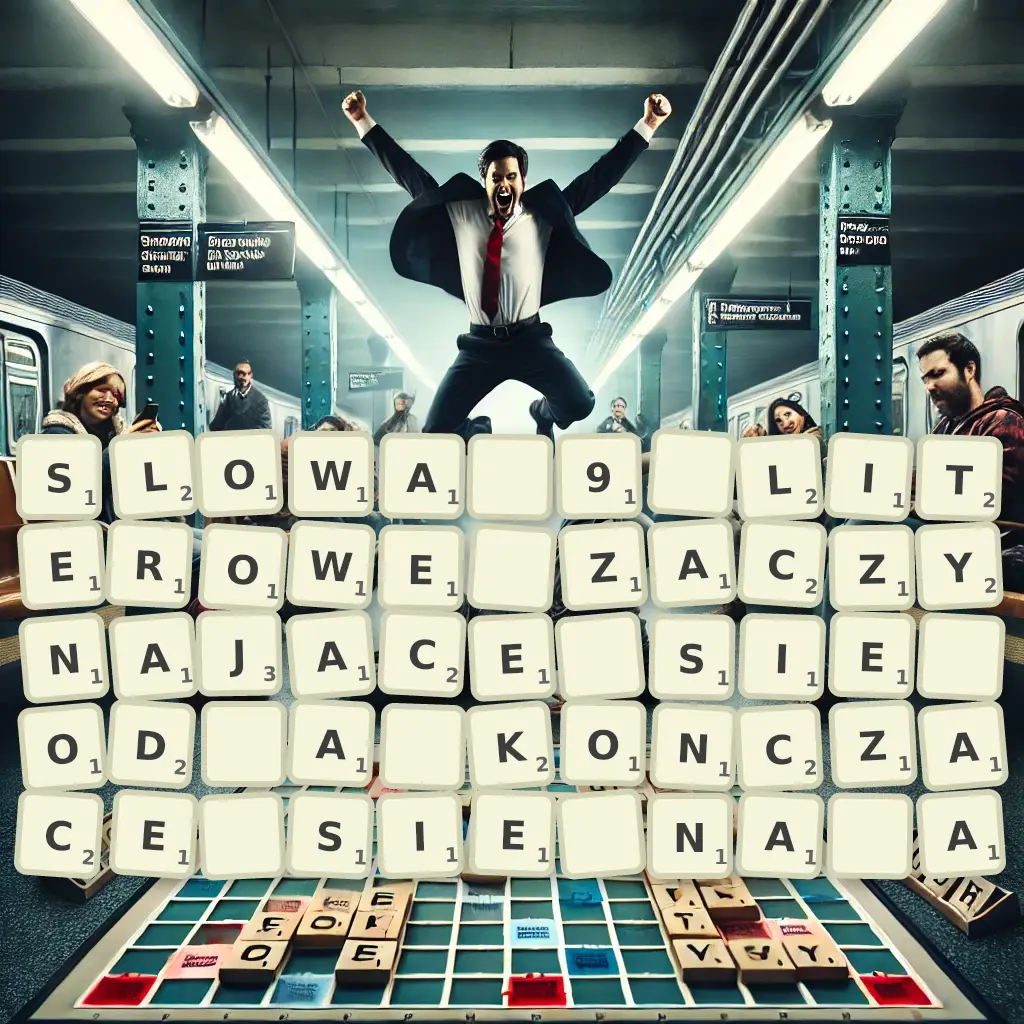 Słowa 9-literowe, zaczynające się od A, kończące się na Ą