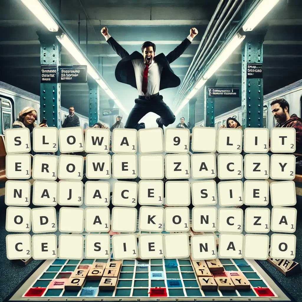 Słowa 9-literowe, zaczynające się od A, kończące się na O