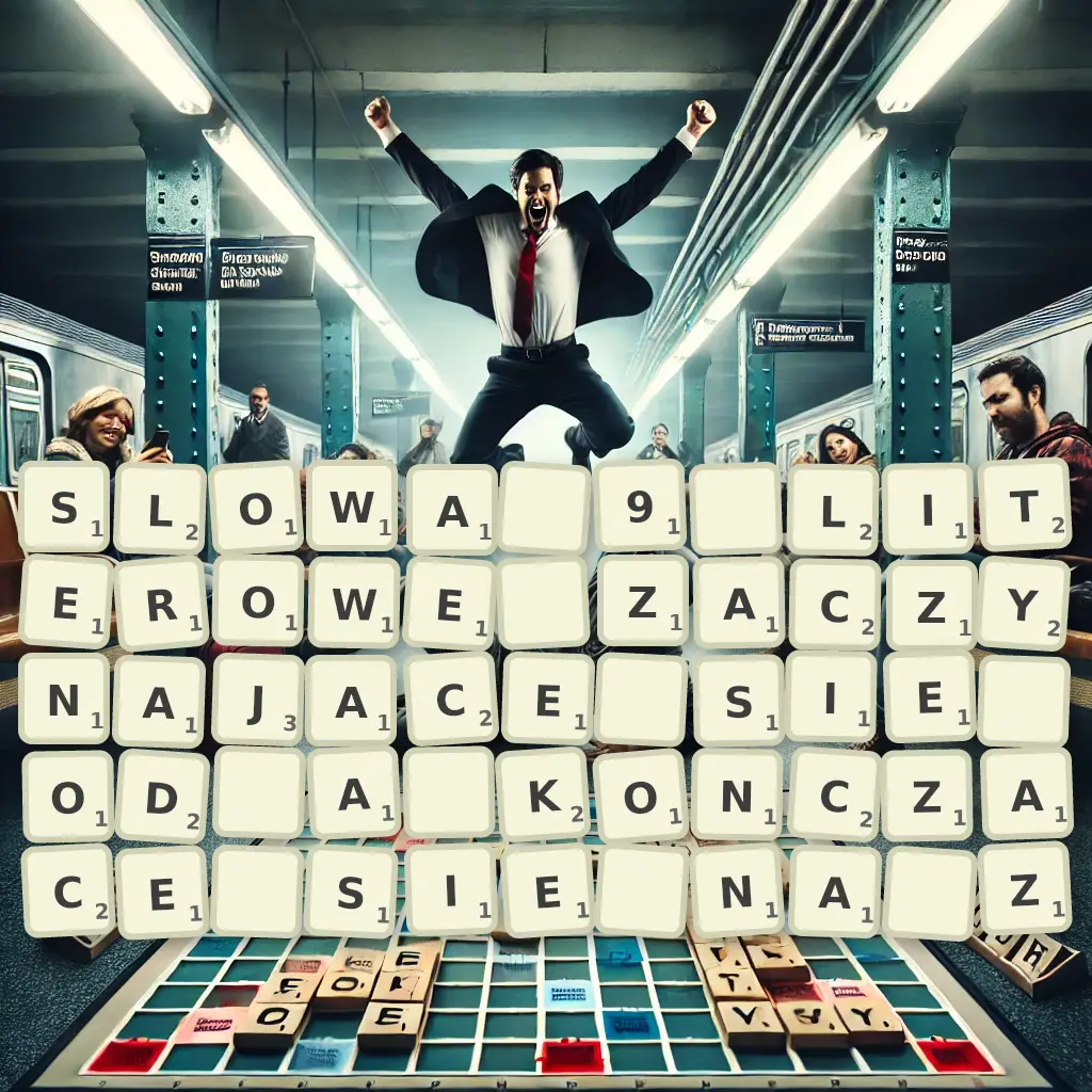 Słowa 9-literowe, zaczynające się od A, kończące się na Z