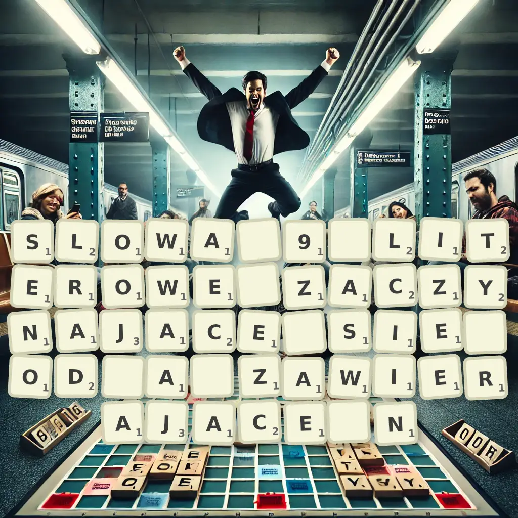 Słowa 9-literowe, zaczynające się od A, zawierające N