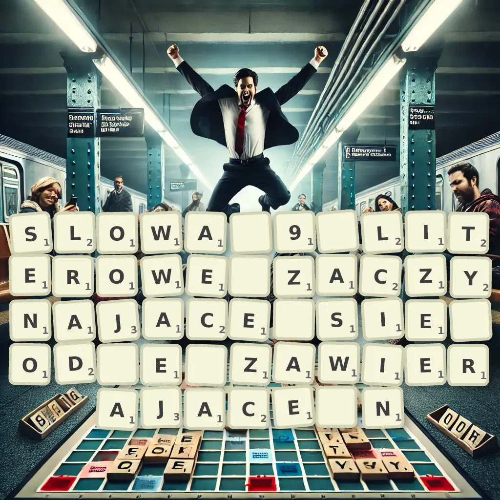 Słowa 9-literowe, zaczynające się od E, zawierające Ń