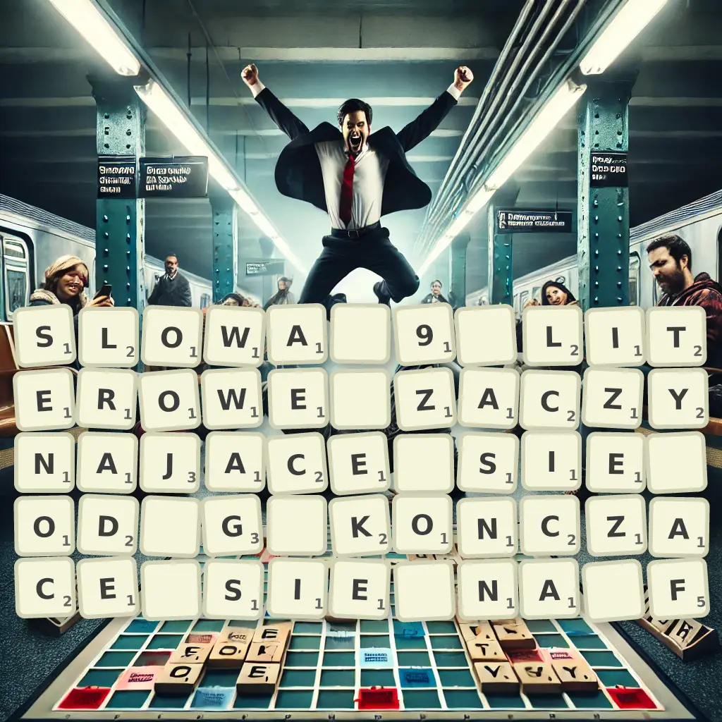 Słowa 9-literowe, zaczynające się od G, kończące się na F