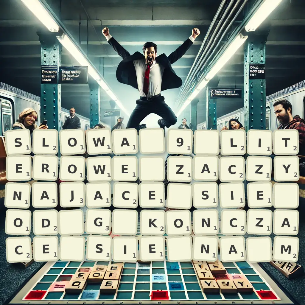 Słowa 9-literowe, zaczynające się od G, kończące się na M