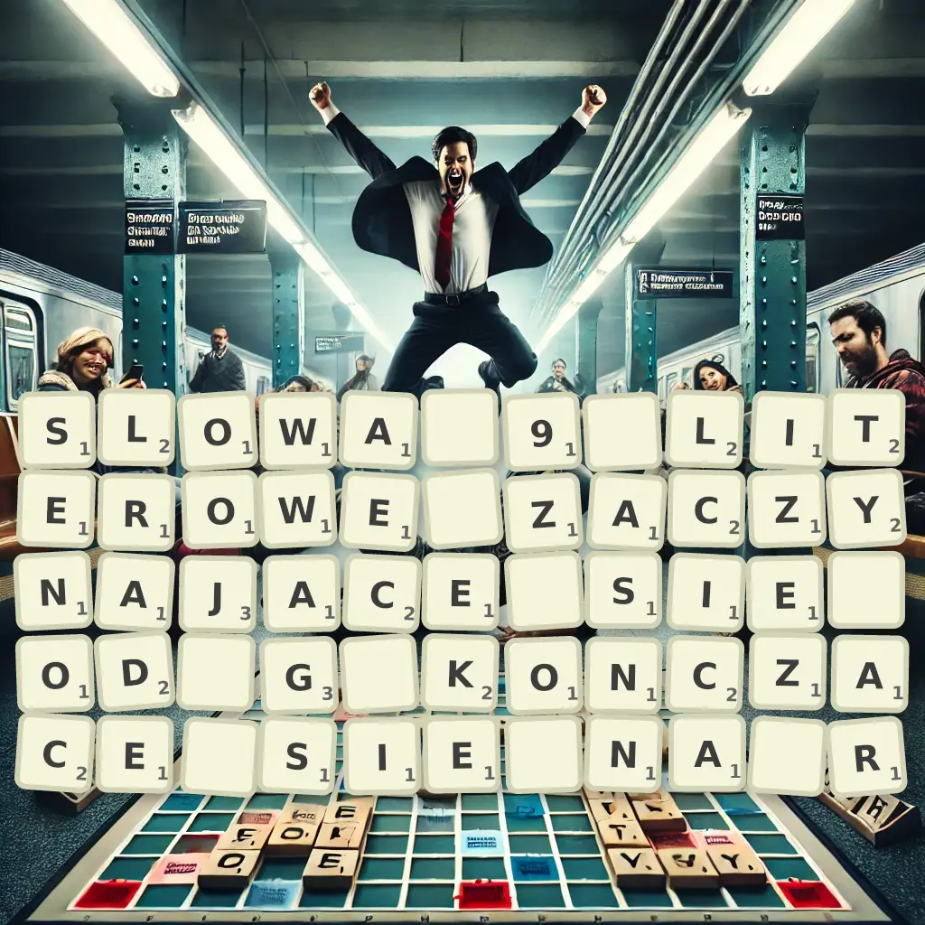 Słowa 9-literowe, zaczynające się od G, kończące się na R