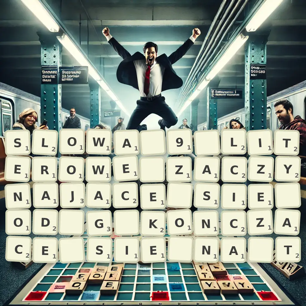 Słowa 9-literowe, zaczynające się od G, kończące się na T