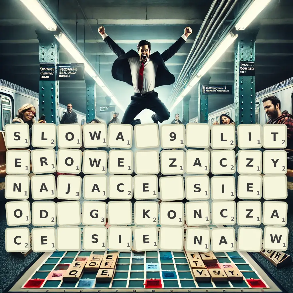 Słowa 9-literowe, zaczynające się od G, kończące się na W