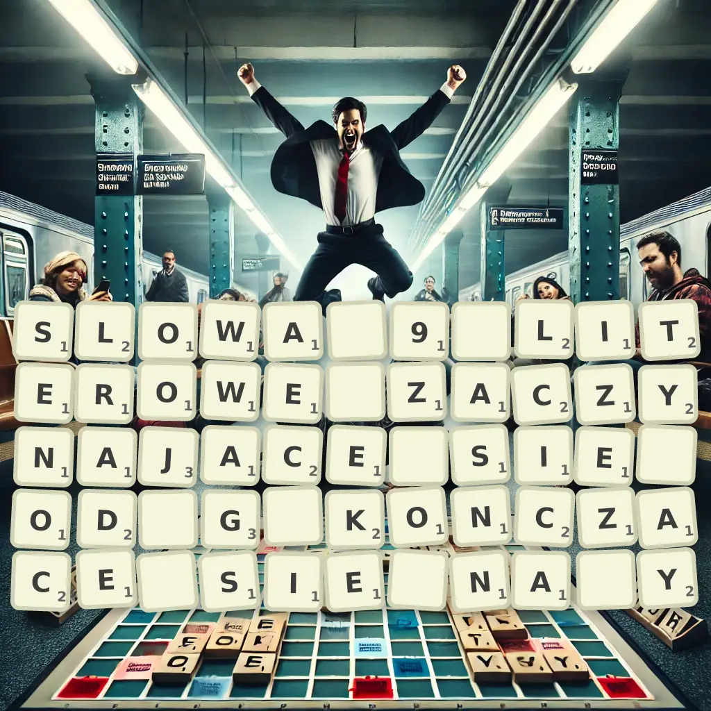 Słowa 9-literowe, zaczynające się od G, kończące się na Y