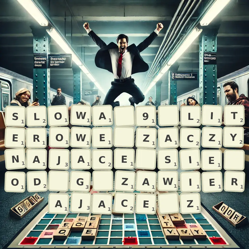 Słowa 9-literowe, zaczynające się od G, zawierające Ź