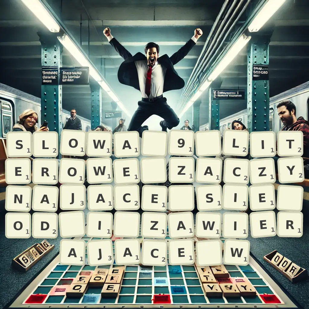 Słowa 9-literowe, zaczynające się od I, zawierające W