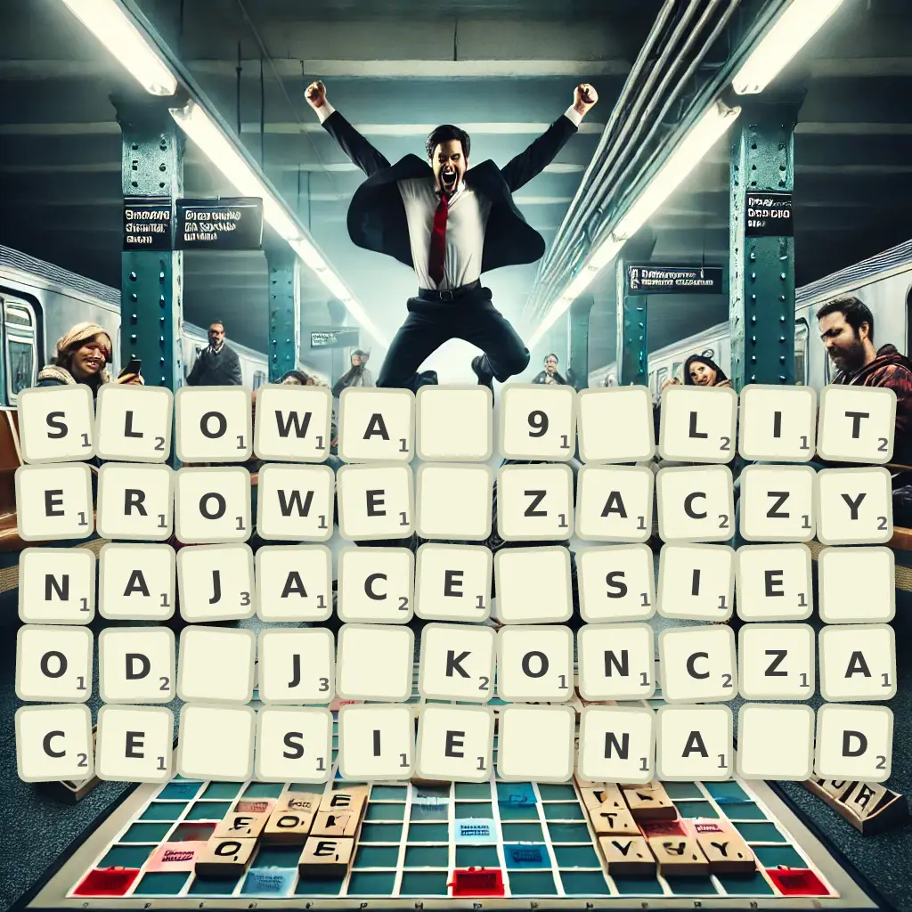 Słowa 9-literowe, zaczynające się od J, kończące się na D