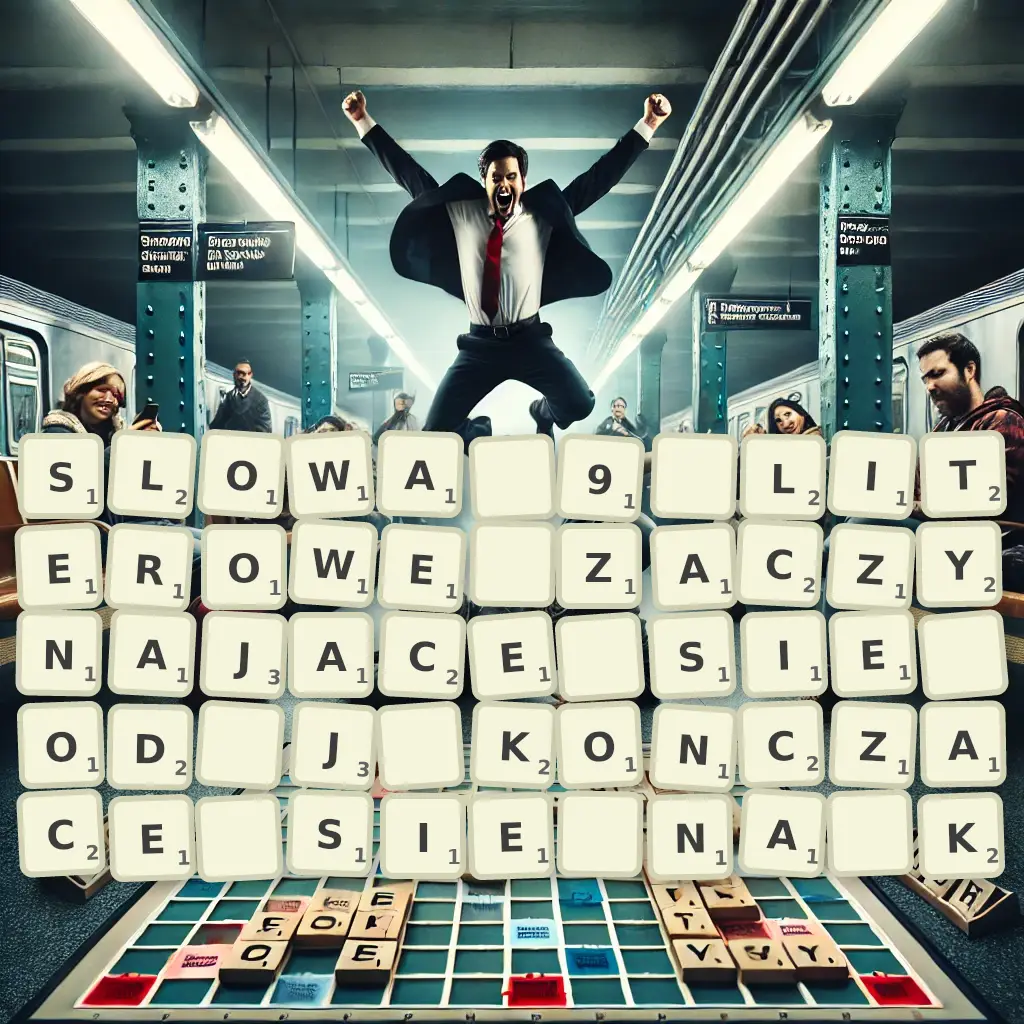 Słowa 9-literowe, zaczynające się od J, kończące się na K