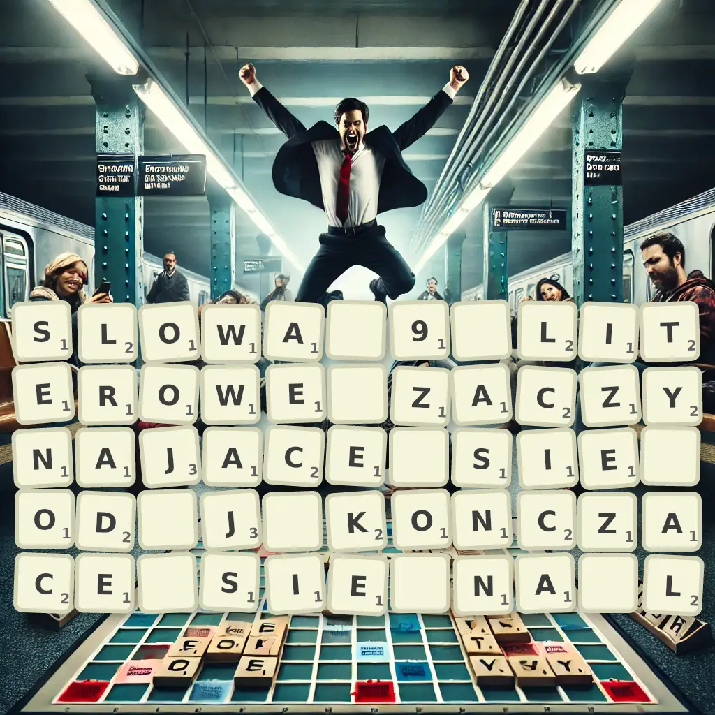 Słowa 9-literowe, zaczynające się od J, kończące się na Ł