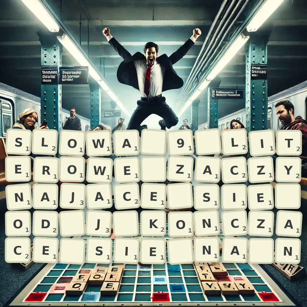 Słowa 9-literowe, zaczynające się od J, kończące się na Ń